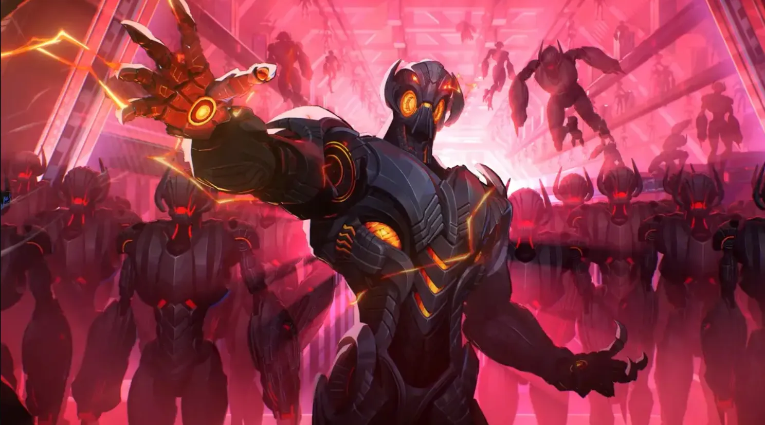Ultron and devil dinosaur duo